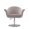 Manhattan Comfort Voyager Swivel Adjustable Accent Chair in Barley and Brushed Metal, PK2 2-AC051-BA - alternate 5